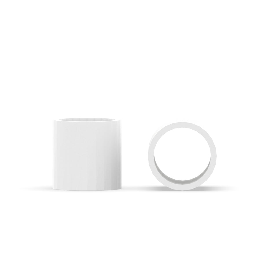 Polypropylene (PP) Custom Manufactured Bushings/Spacers