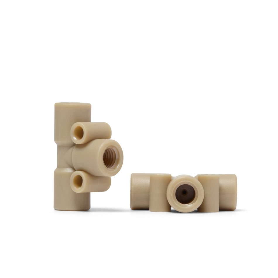 Raccordo a tre vie/spina in PEEK per HPLC