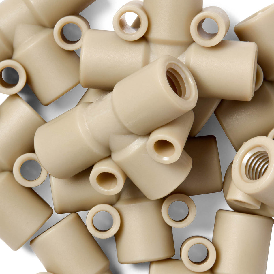 Raccordo a tre vie/spina in PEEK per HPLC