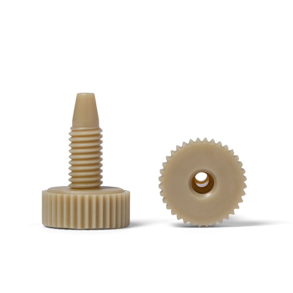 Raccordo a tenuta di dita a testa larga in PEEK per HPLC (10-32 UNF per tubo da 1/16" OD)