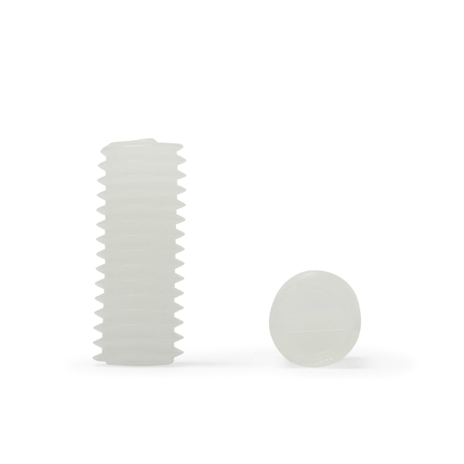 Polyamide PA66 (Nylon) Slotted Grub Screws - DIN 551