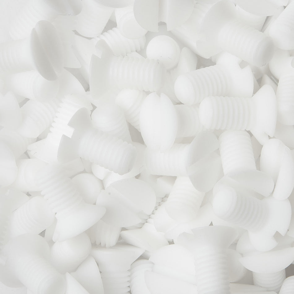 Viti a testa piana svasata con intaglio in PTFE Teflon - DIN 963