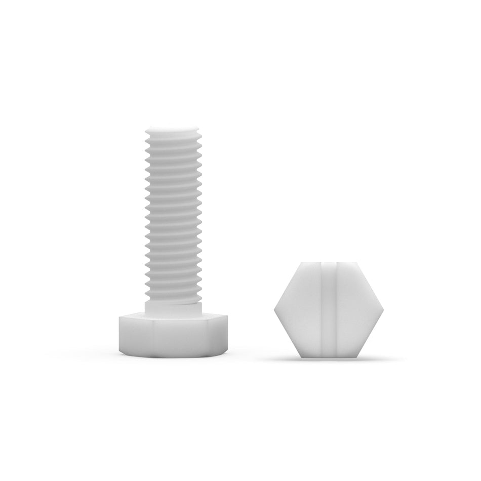 Vite esagonale con intaglio in PTFE - DIN 933 SZ
