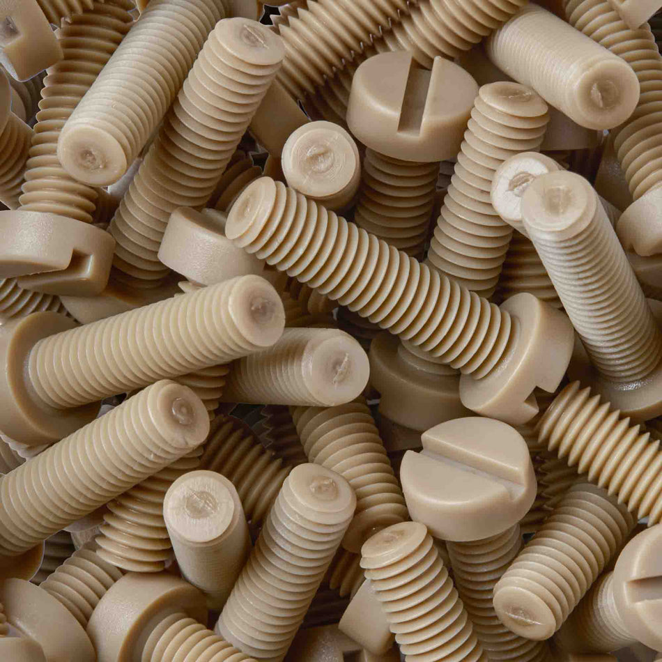 Viti a testa cilindrica con intaglio in PEEK - DIN 84