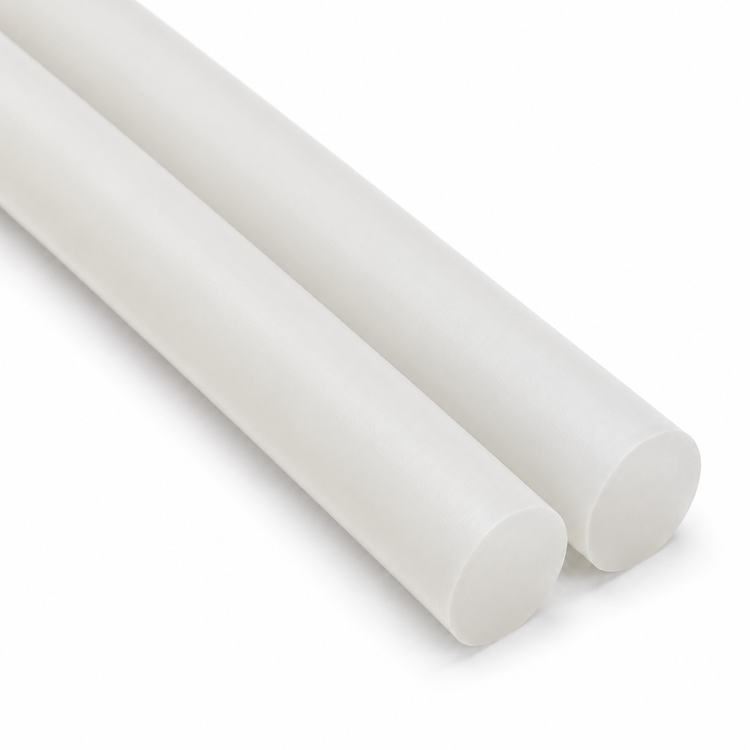 PVDF (Kynar) naturale non riempito Barra/barra