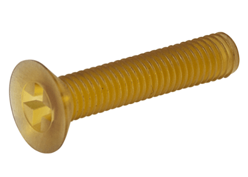 PEI Ultem Countersunk Flat Head Screws - High Performance Polymer-Plastic Fastener Components