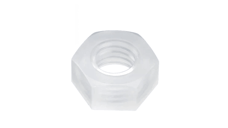 Polypropylene Hexagon Nuts - High Performance Polymer-Plastic Fastener Components